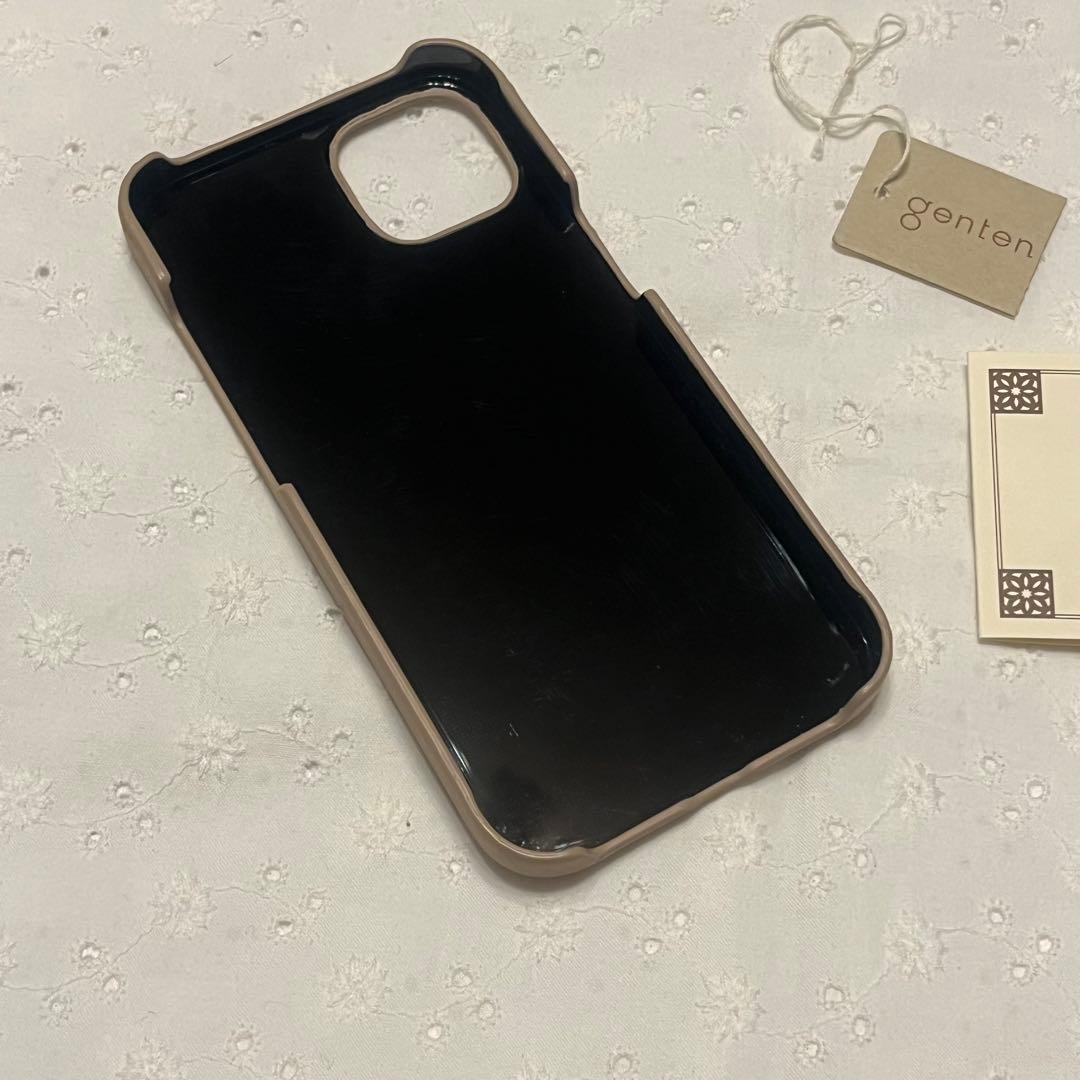 ♥️genten iPhone13対応スマホケース カードポケット付き♥️