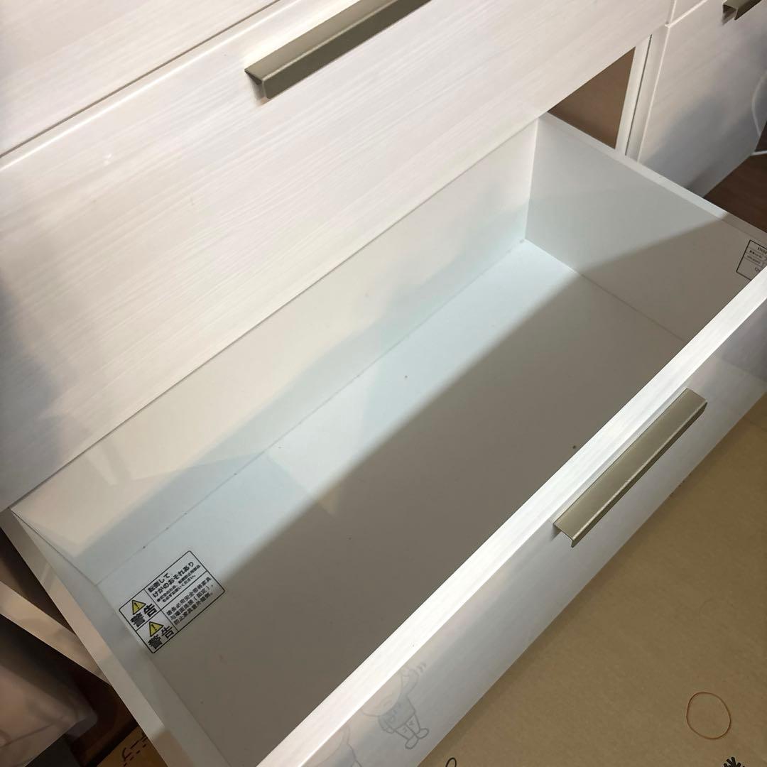 【送料込み】ニトリ キッチンボード ソレル 120KB WH