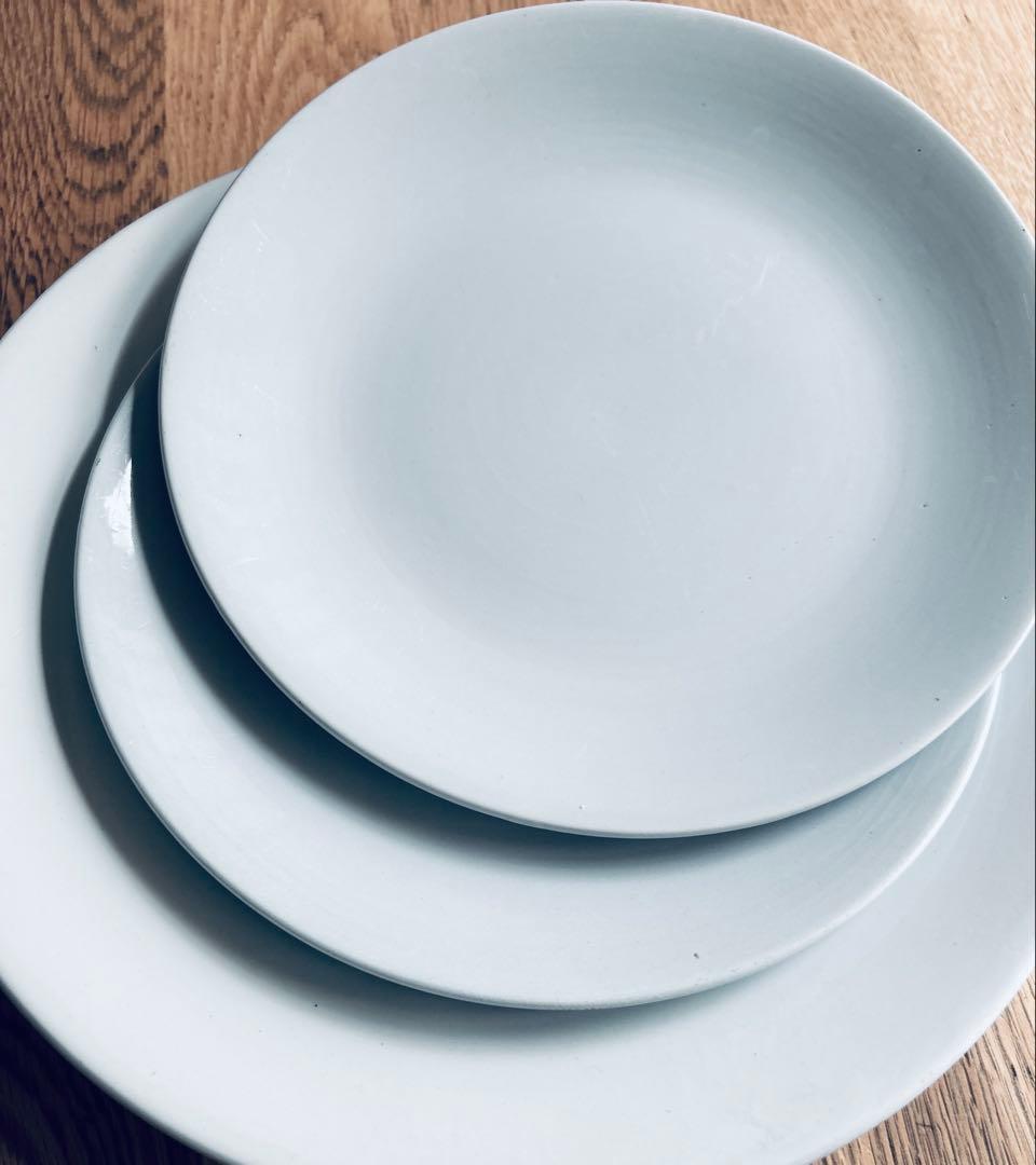 【最終お値下】サルグミンヌ　ペールブルー　プレート　21cm 水色　2枚組