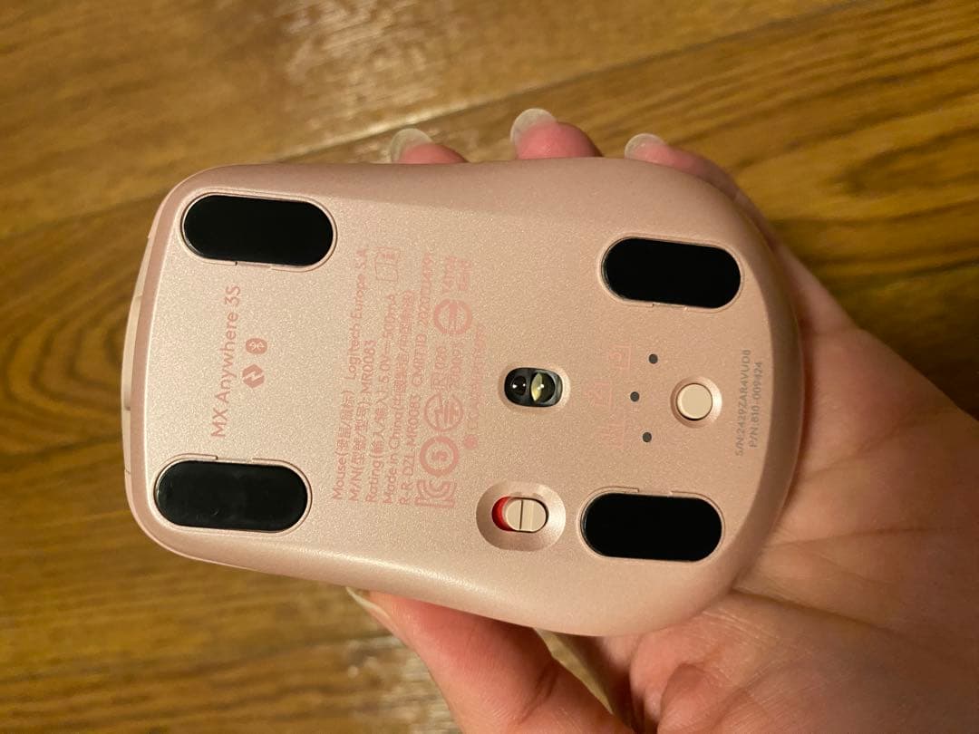 Logitech MX Anywhere 3Sワイヤレスマウス ピンク