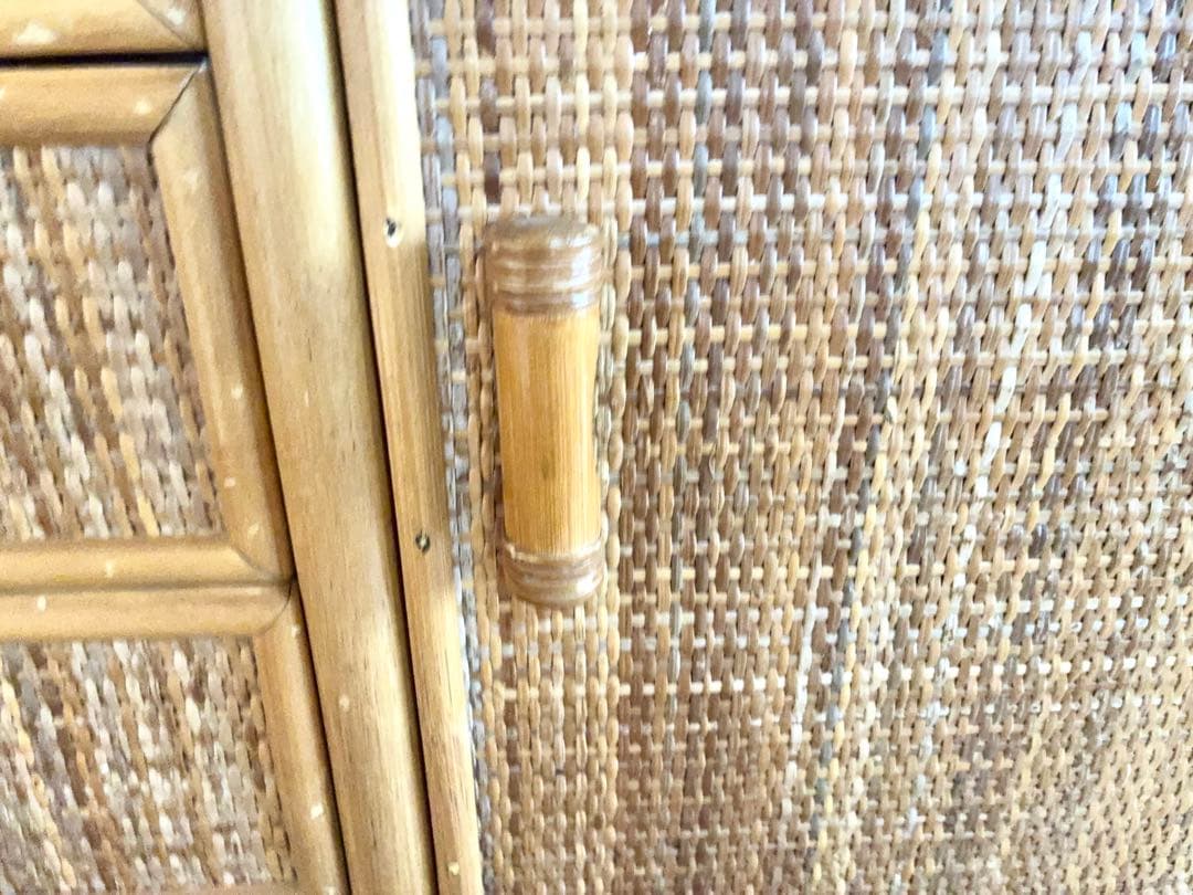 ラタン チェスト サイドボード 籐家具 収納棚 テレビ台