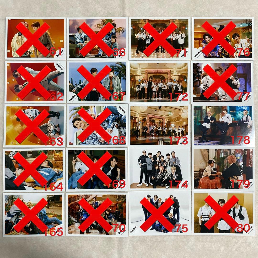 【バラ売り可◎】Man 集合・混合 公式写真113枚セット