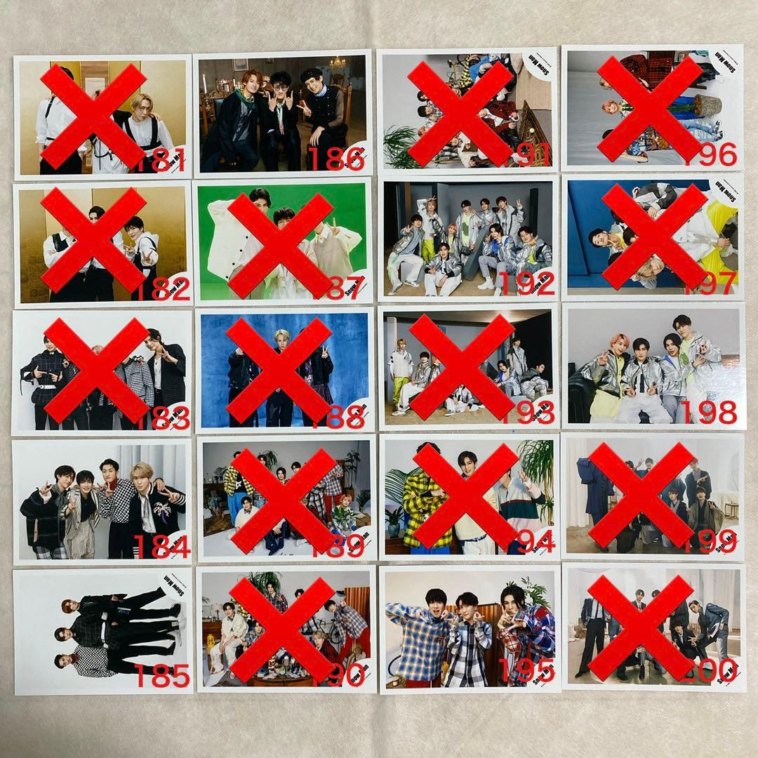 【バラ売り可◎】Man 集合・混合 公式写真113枚セット