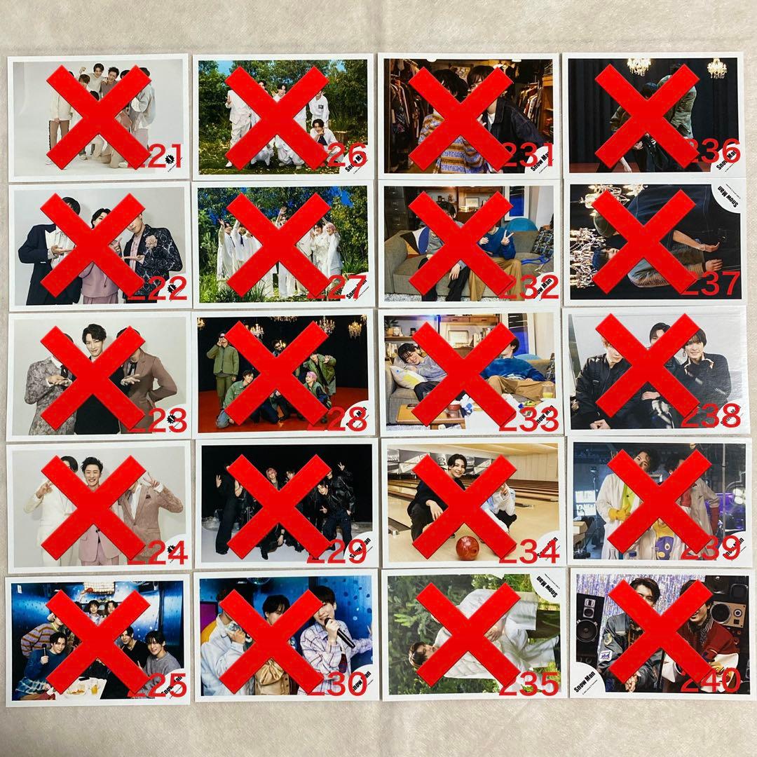 【バラ売り可◎】Man 集合・混合 公式写真113枚セット