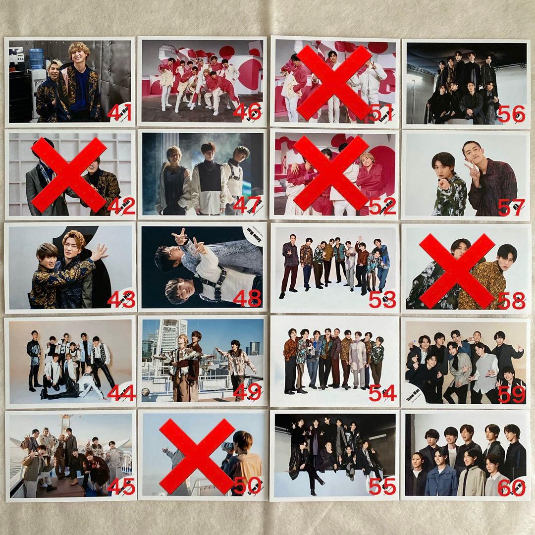 【バラ売り可◎】Man 集合・混合 公式写真113枚セット