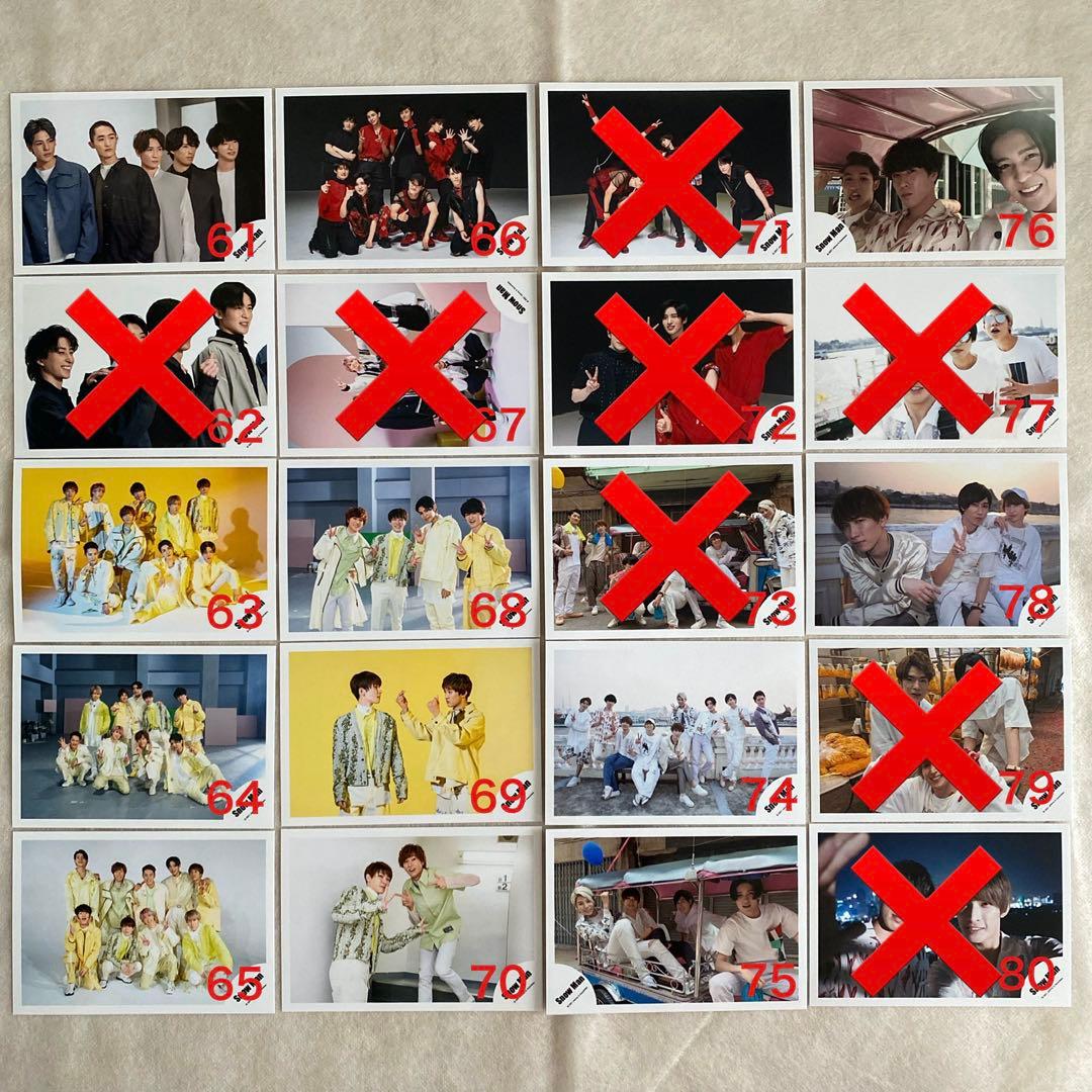 【バラ売り可◎】Man 集合・混合 公式写真113枚セット