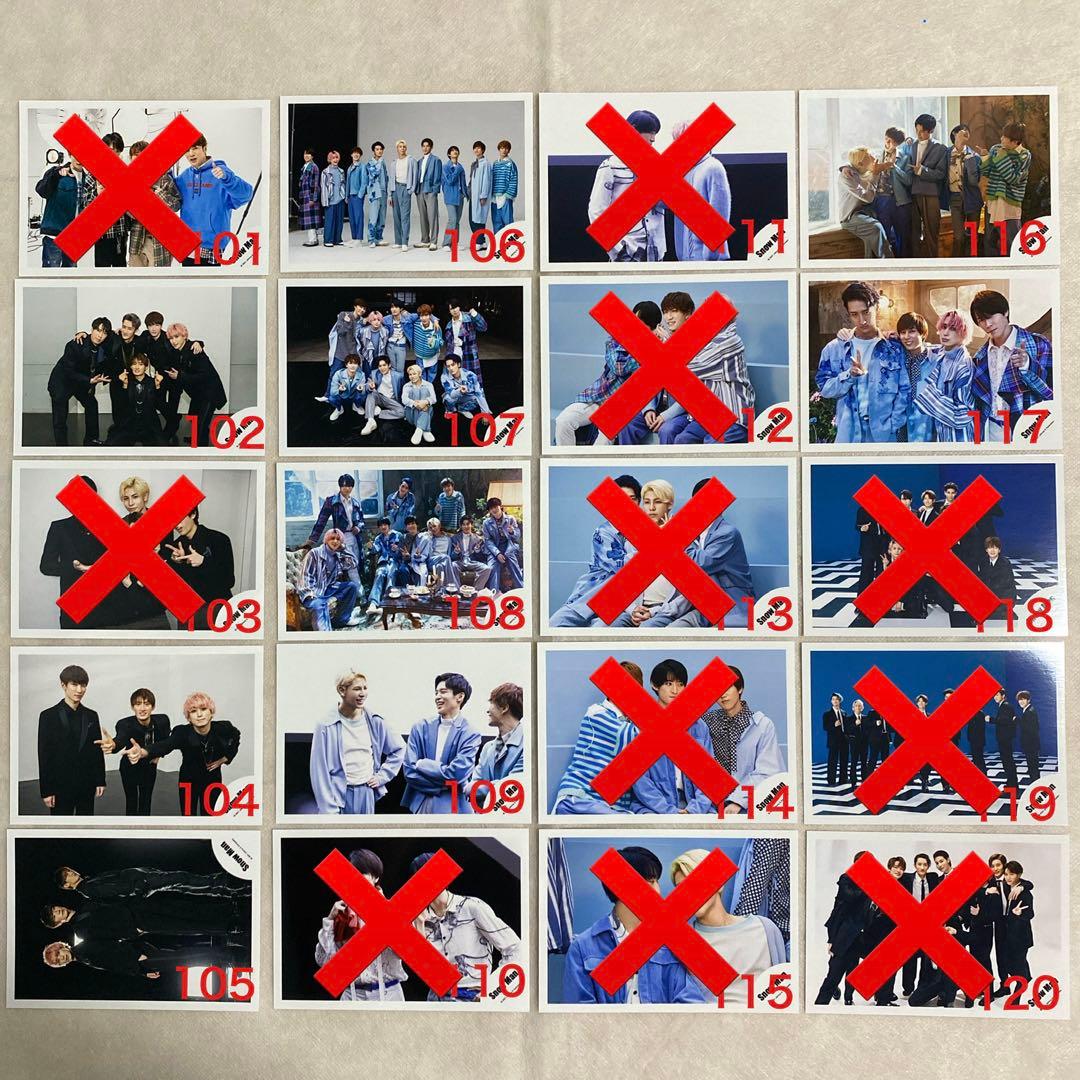 【バラ売り可◎】Man 集合・混合 公式写真113枚セット