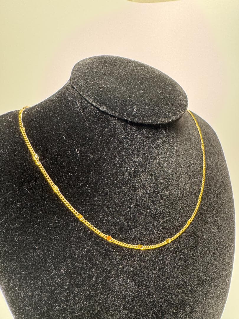 日本製K18ゴールドチェーンネックレス2.2g
