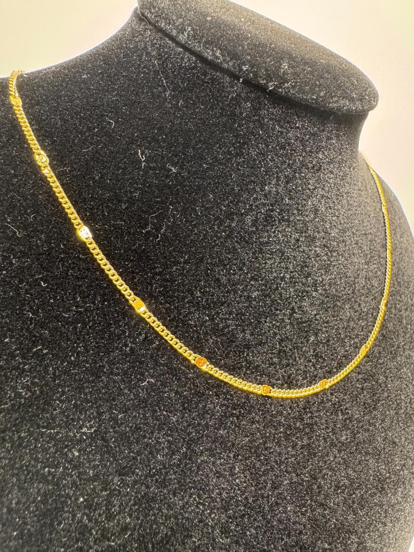 日本製K18ゴールドチェーンネックレス2.2g