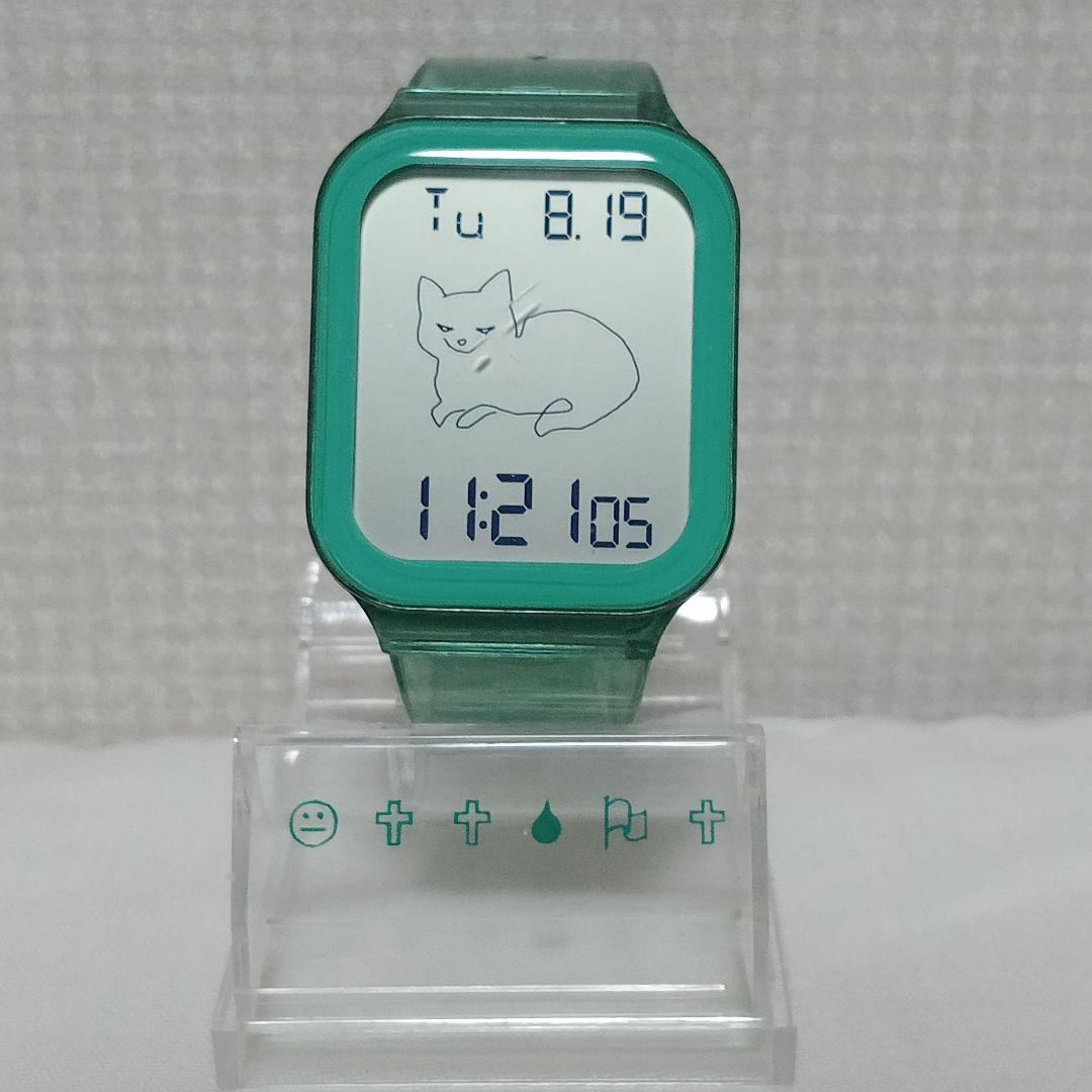 米津玄師 空想 腕時計 デザインデジタルウォッチ グリーン ケース付き