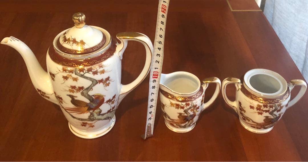 九谷焼 茶器 プレートセット