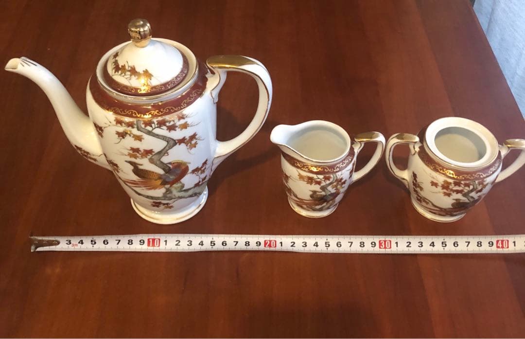 九谷焼 茶器 プレートセット