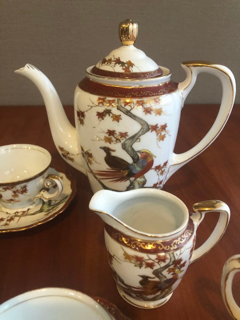 九谷焼 茶器 プレートセット
