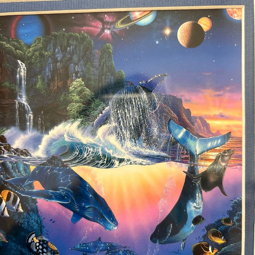 こ*う様 ラッセン　THE COSMOS コスモス　版画　絵画　シルクスクリーン