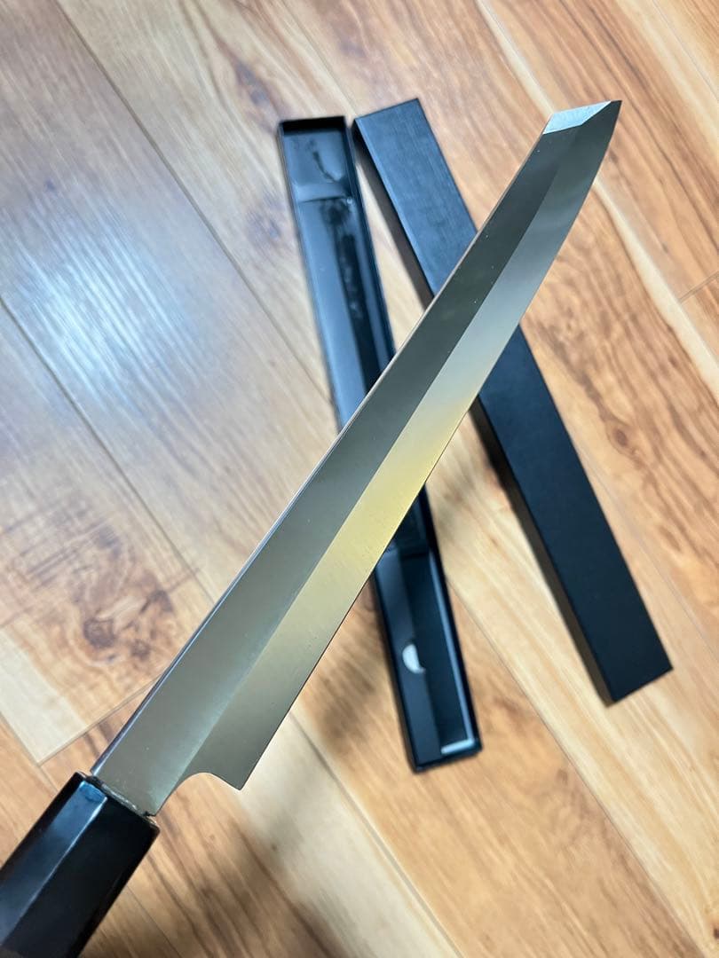 新品未使用　包丁　和包丁　切付　9寸　切味抜群　箱付