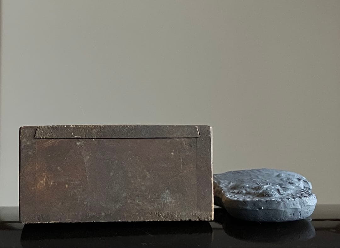 【祈りの灰 成田山新勝寺の灰仏 約4.5㎝ 昭和初期頃 民間信仰】お守り護符仏像