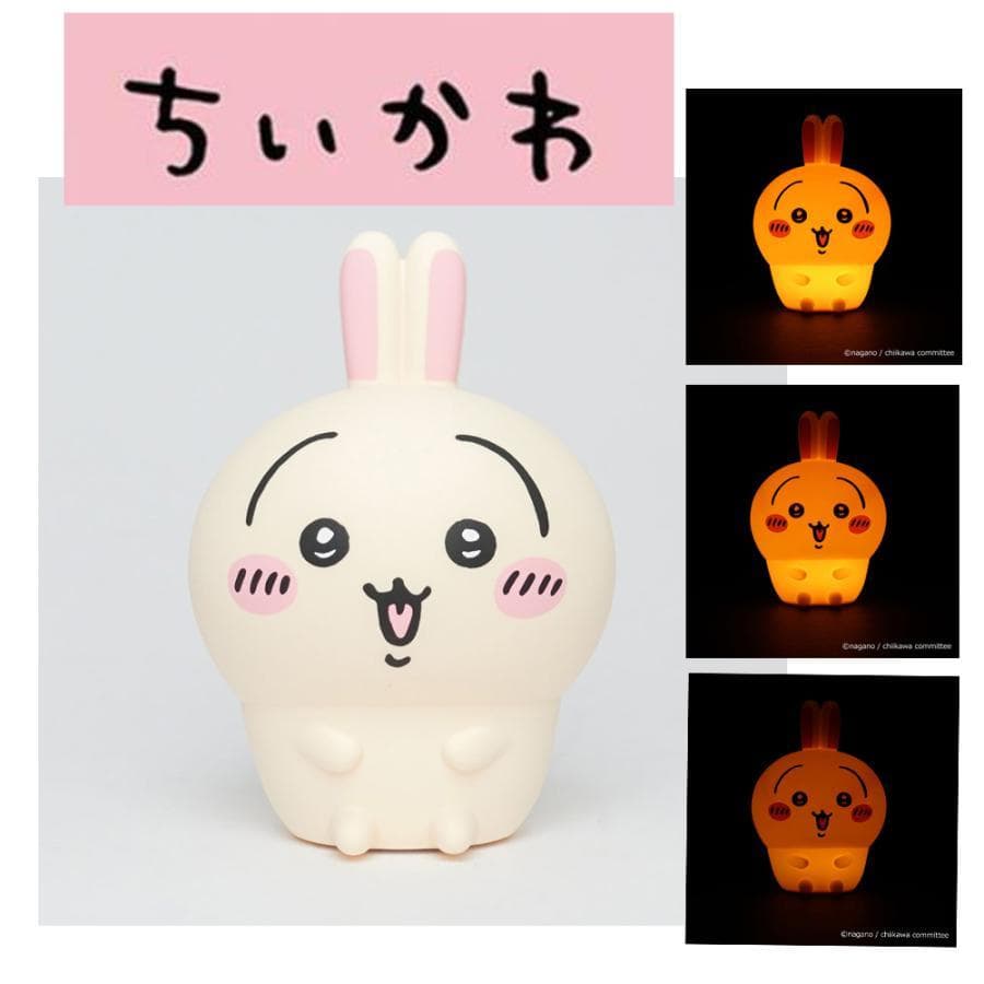 新品☆ちいかわ【うさぎ】【モモンガ】オイテミルライト /USBケーブル充電式