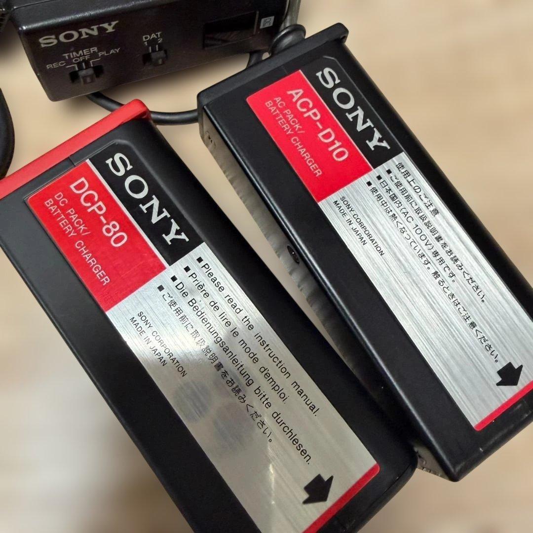 781632/SONY TDC-D10 DAT 付属品多数 通電確認
