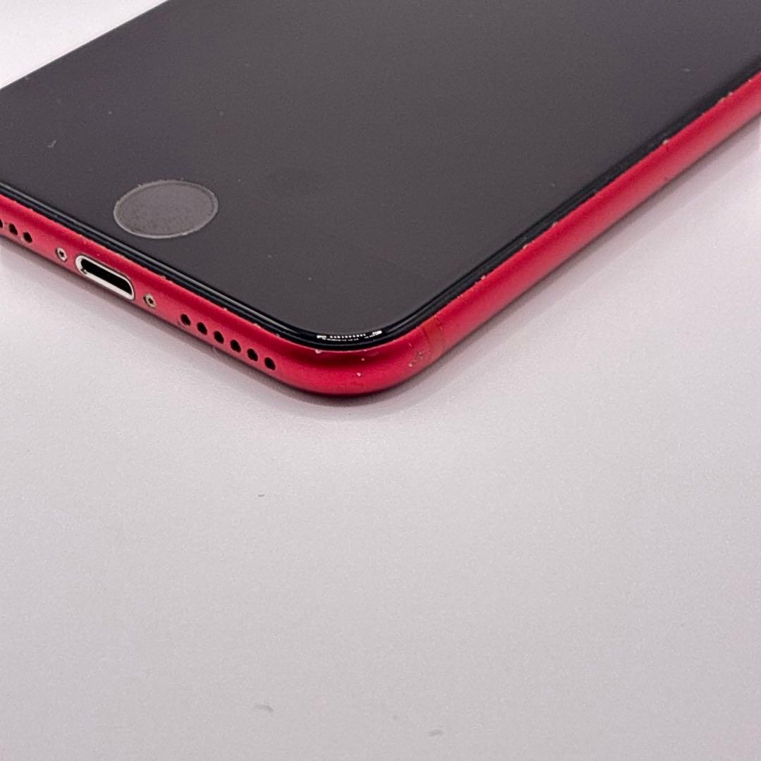 1-8【バッテリー74%】SIMフリー iPhone SE2 64GB レッド