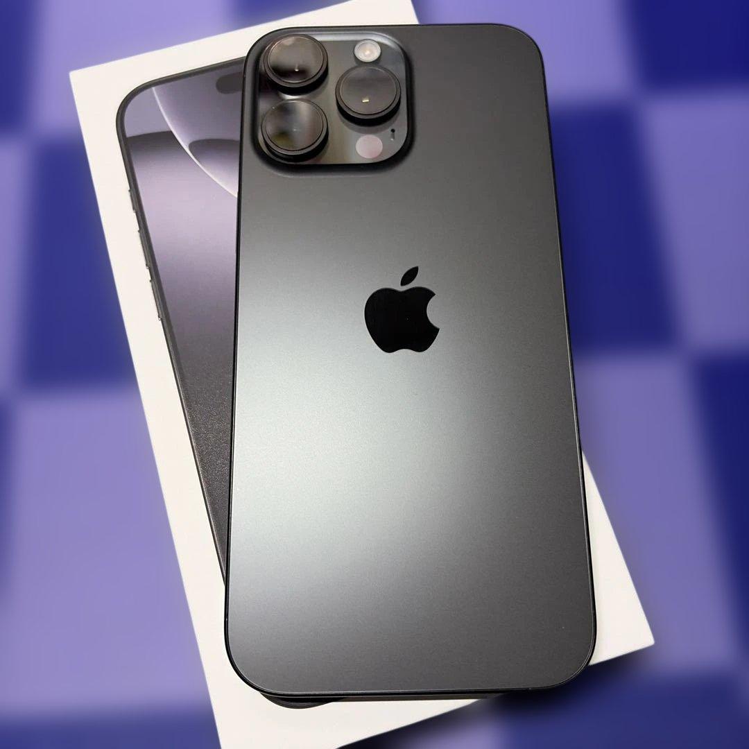iPhone16ProMax 512GB ブラックチタニウム　SIMフリー