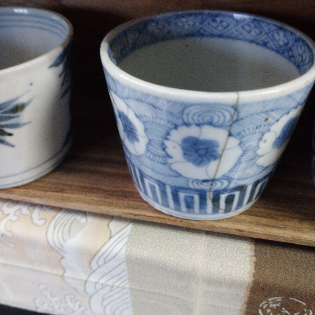 古道具和食器蕎麦猪口訳あり金継ぎ