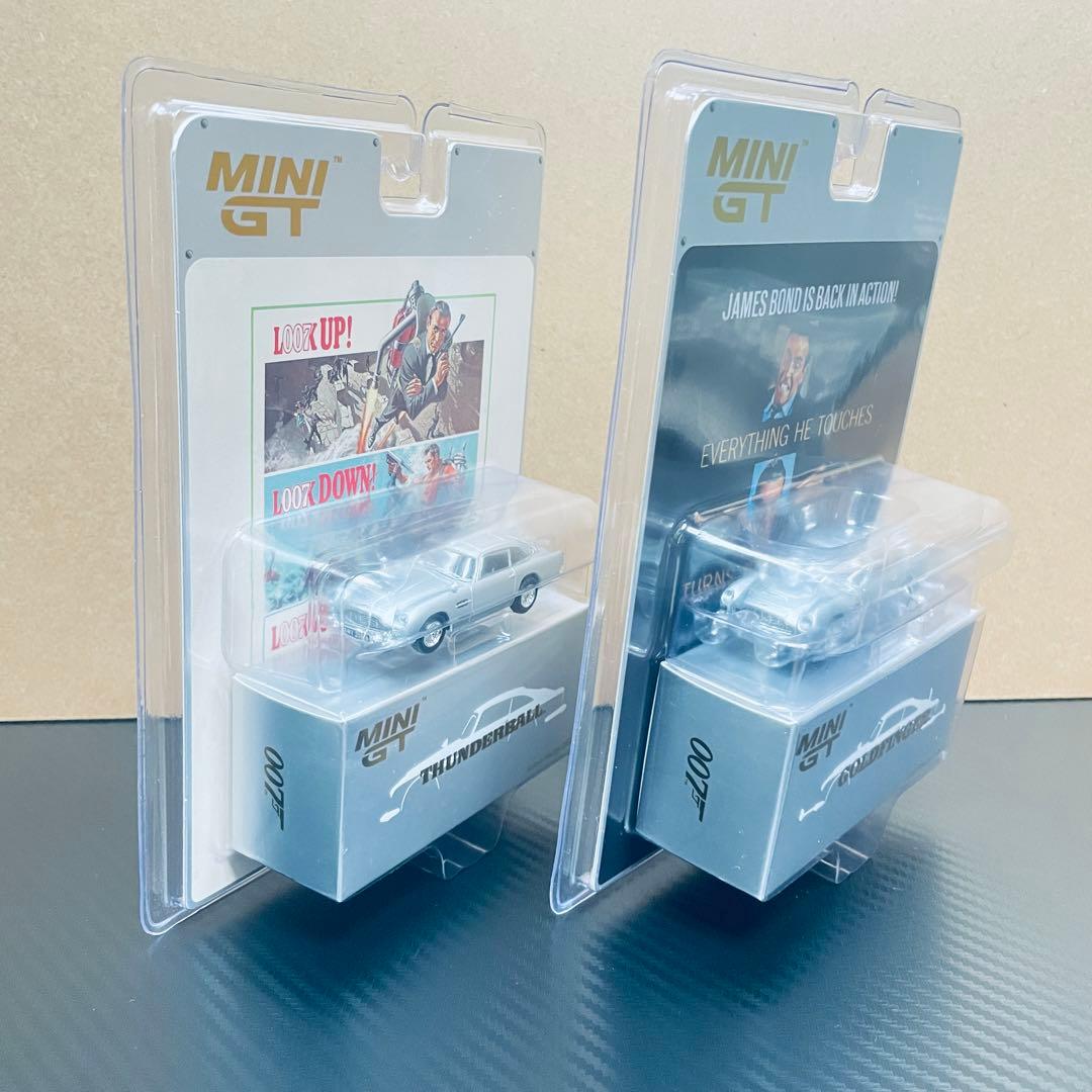 MINI GT Goldfinger&Thunderballミニカー