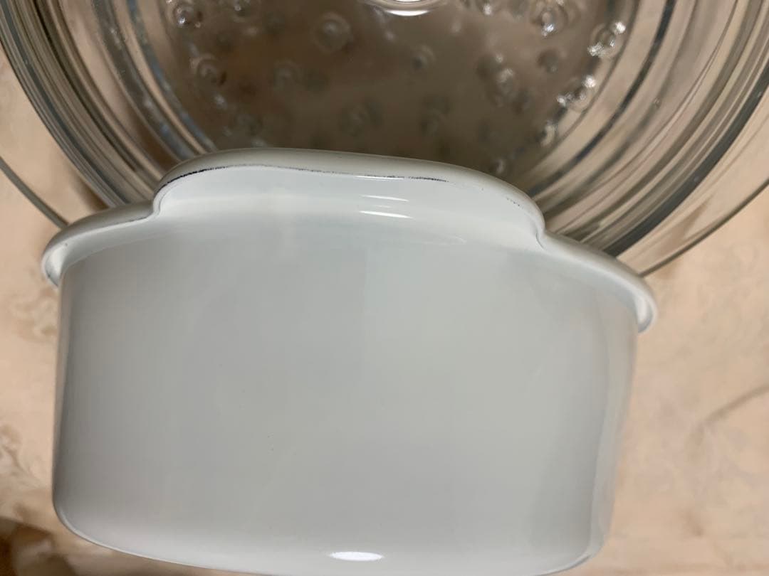 リュミナルク ガラス製蒸し器 2段　luminarc