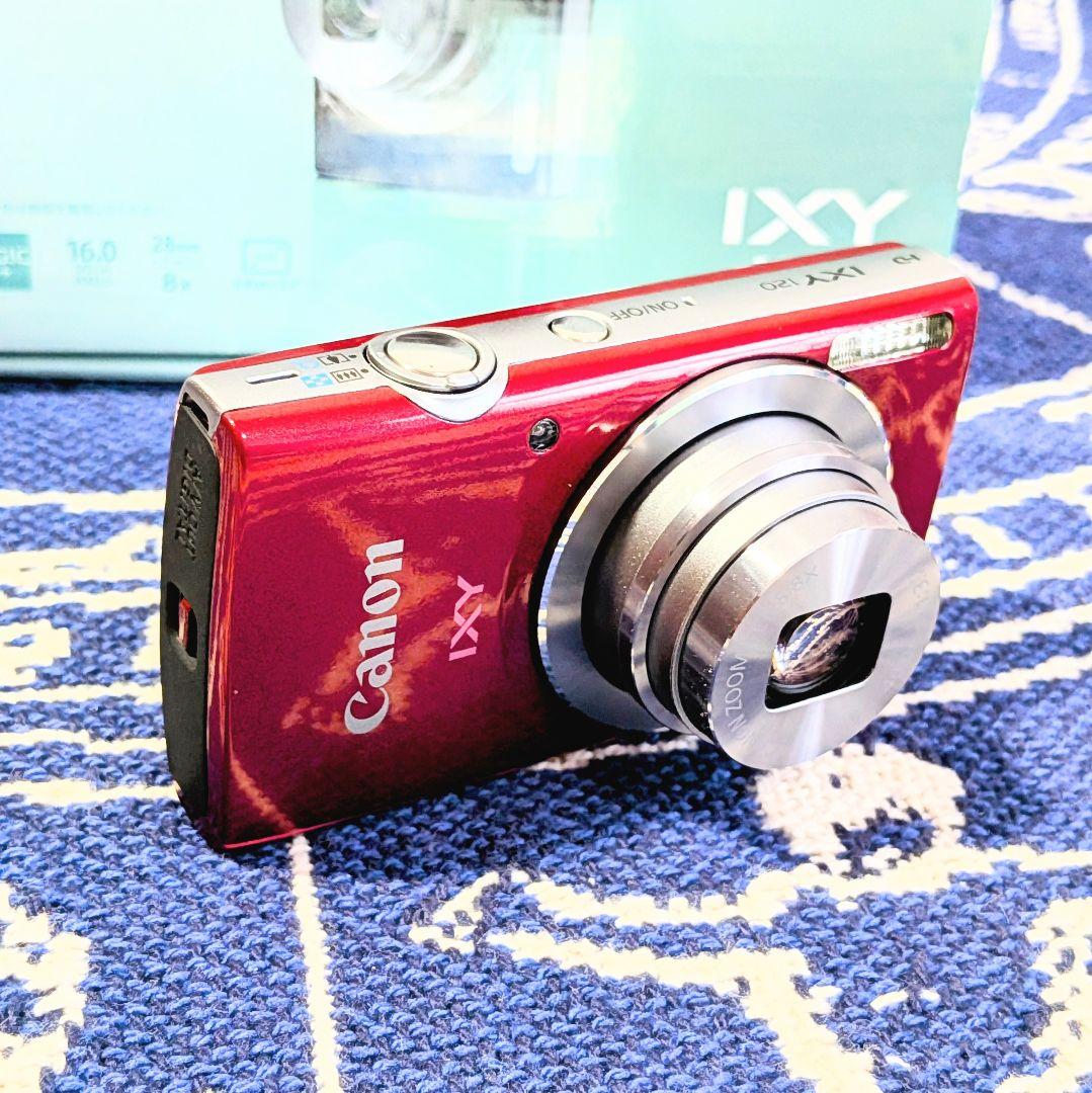 【超極美品】Canon IXY 120 人気のレッド　箱　CCDセンサー
