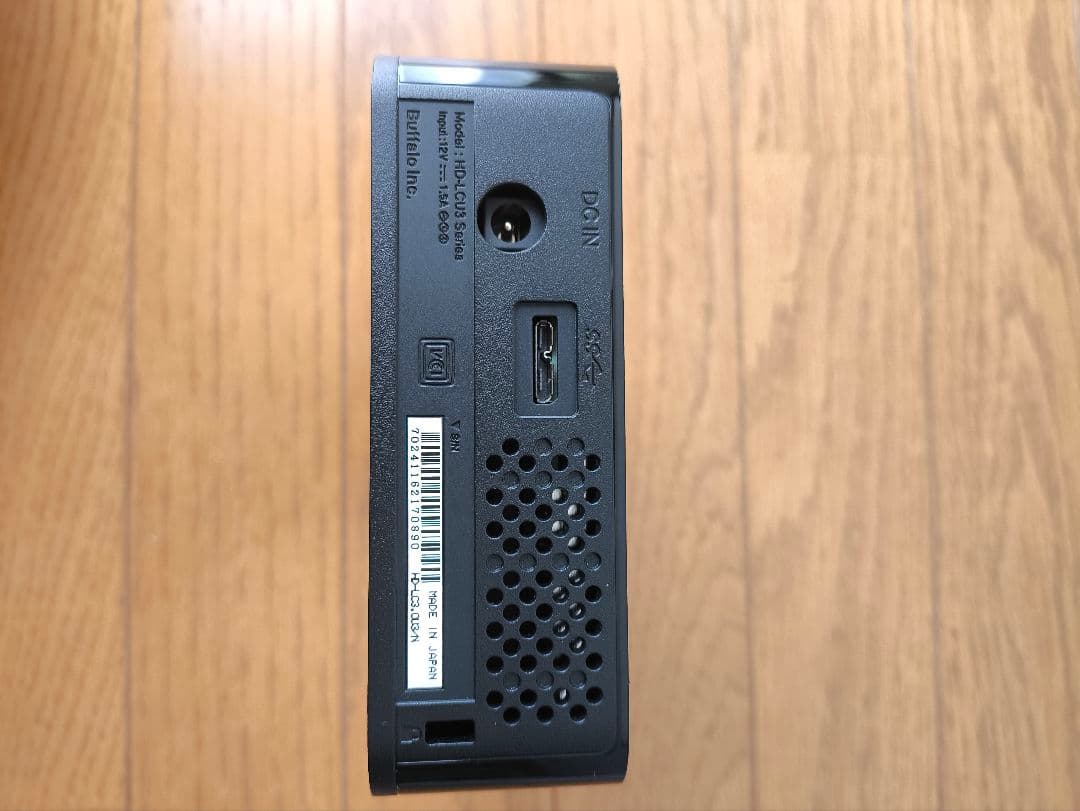 BUFFALO HD-LC3.0U3/N　外付けハードディスク 3TB