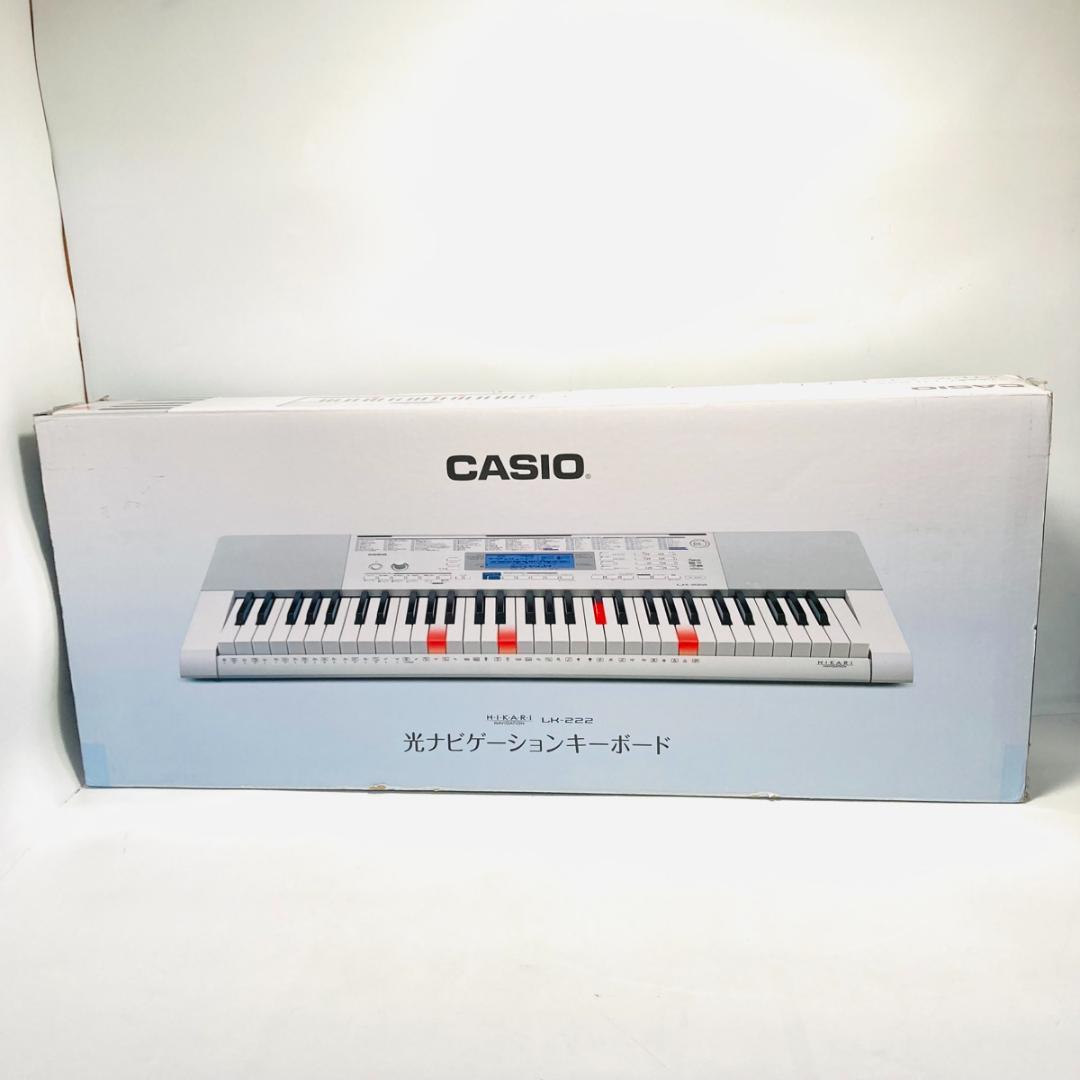 CASIO カシオ 光ナビゲーション 電子キーボード LK-222