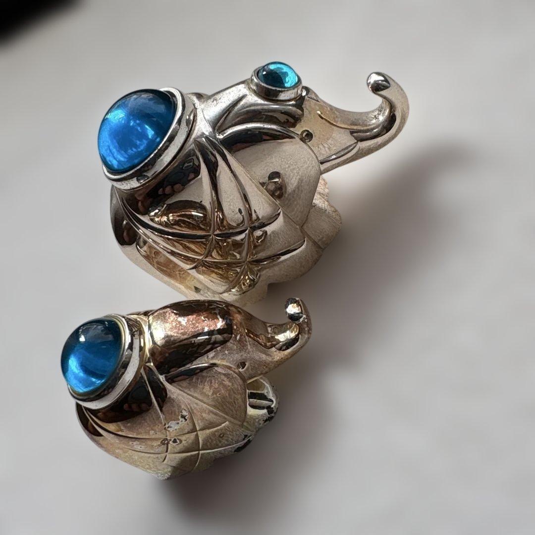 【激レア】✨CHRISTOFLE✨クリストフル エレファント 象 置物　銀