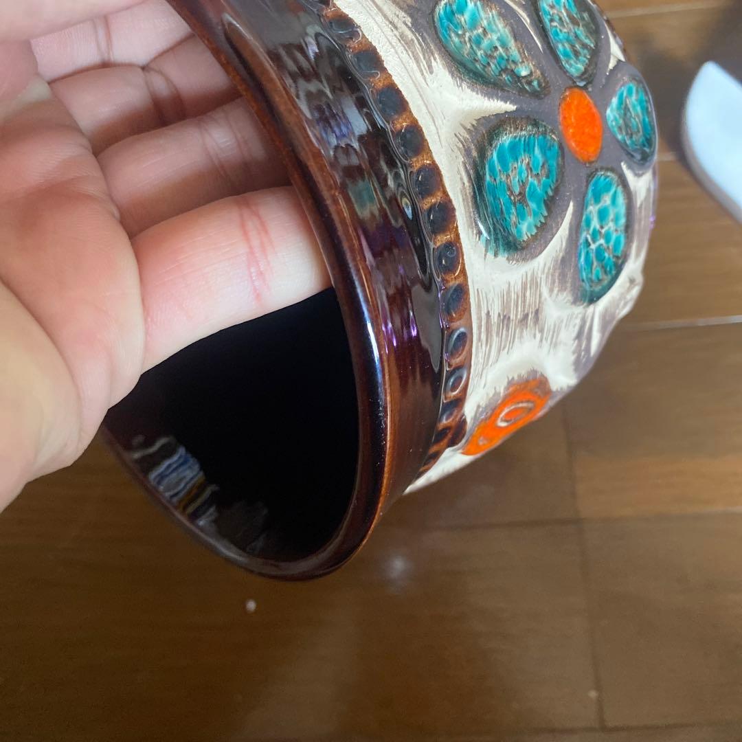 【W.GERMANY』西ドイツ　ヴィンテージ　壺 花瓶