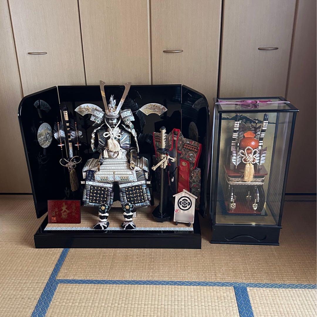◼️出品3/29(日)迄◼️美品【鈴甲子雄山/ スズキネユウザン 】大鎧　正絹糸織
