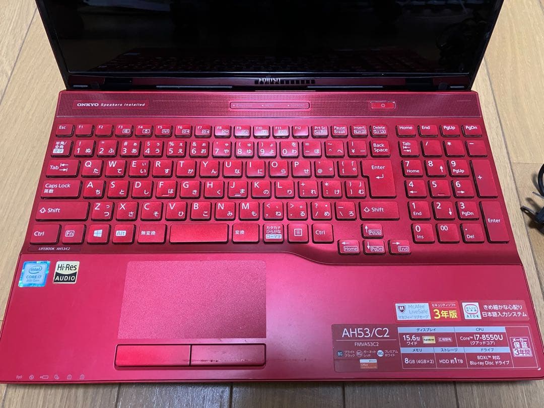AH53/C2 Core i7-8550U 15.6インチ