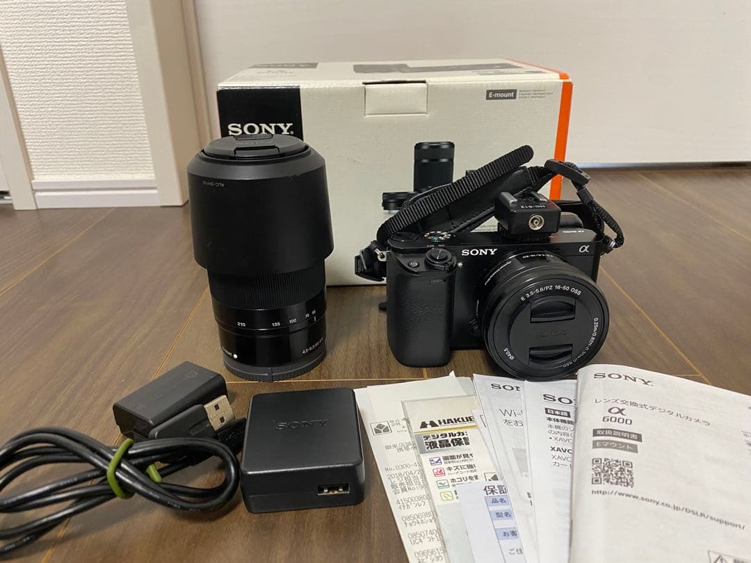 【訳アリ使用少】SONY α6000 ダブルレンズキット ILCE-6000Y