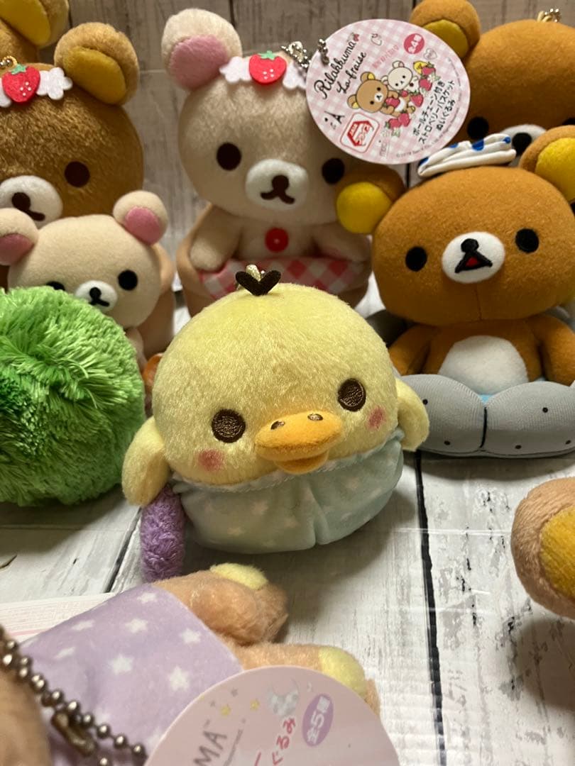 【美品/タグ付き】リラックマ コリラックマ いちご　ストロベリーバスケット