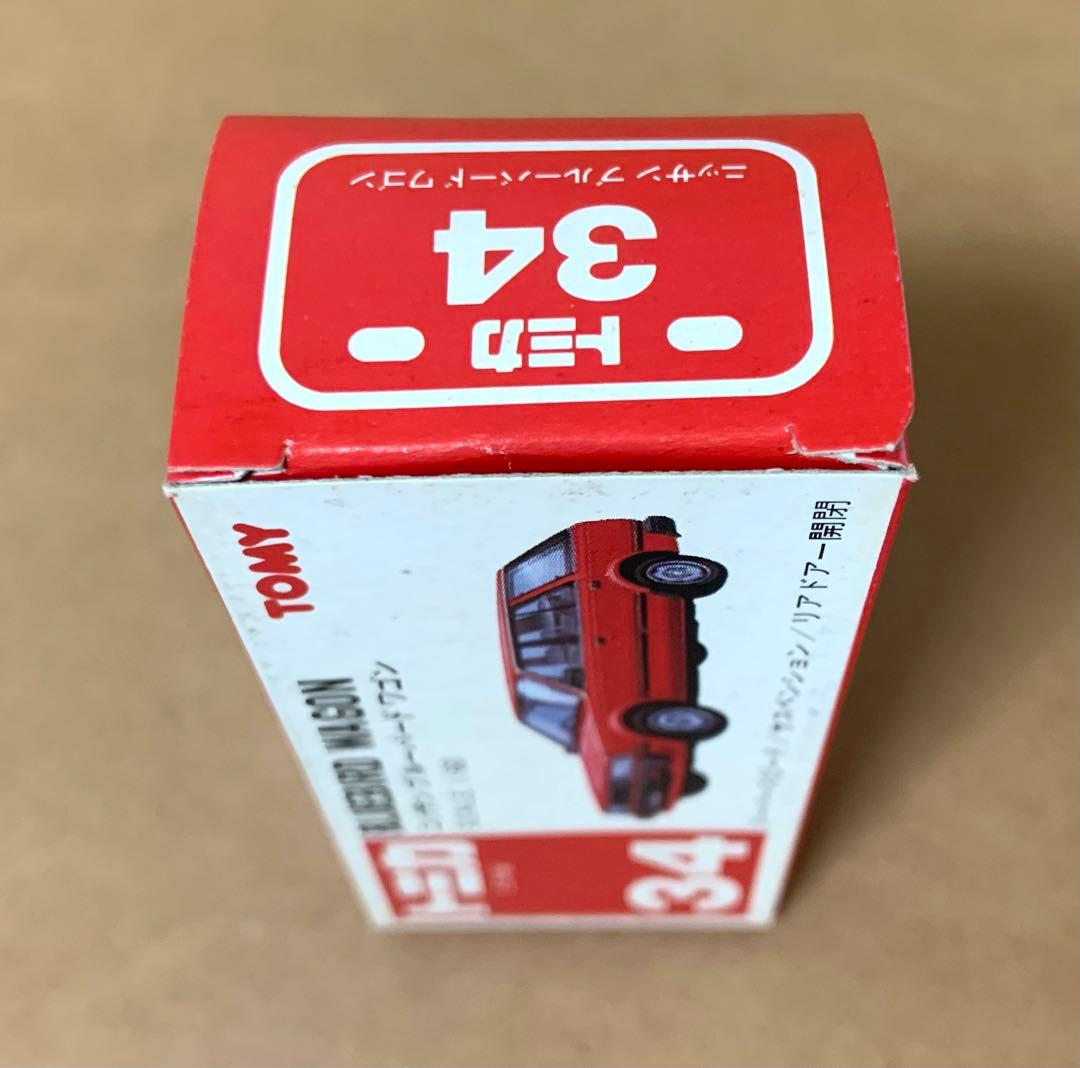 赤箱　トミカ34　大和デパート特注　ニッサン ブルーバード ワゴン　日本製