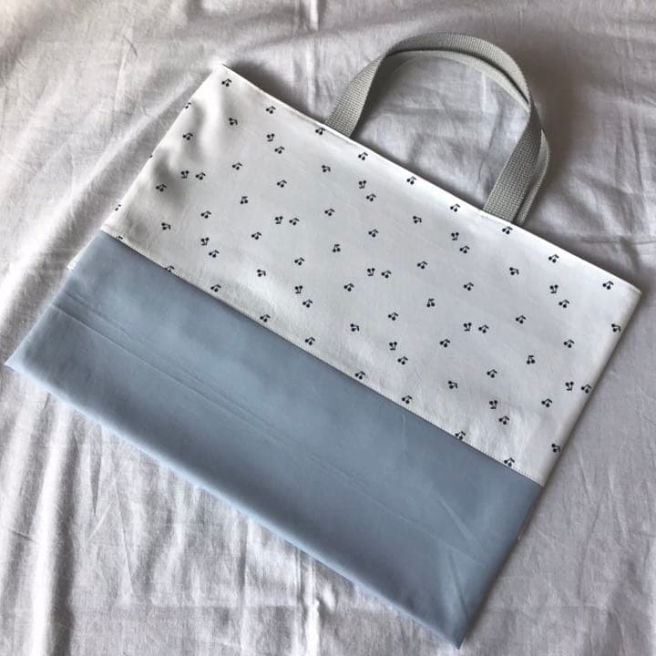 ハンドメイド♡さくらんぼレッスンバッグ