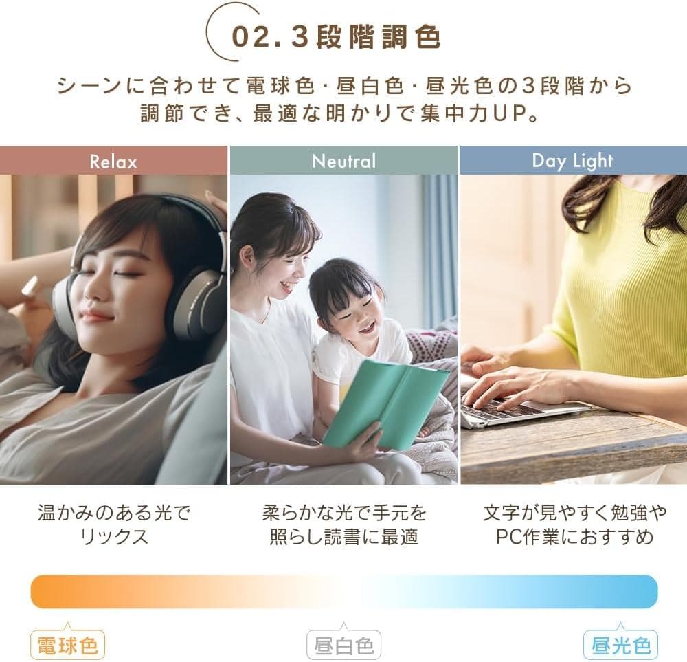 新品未使用 アイリスオーヤマ LEDデスクライト Qi充電 ウッド
