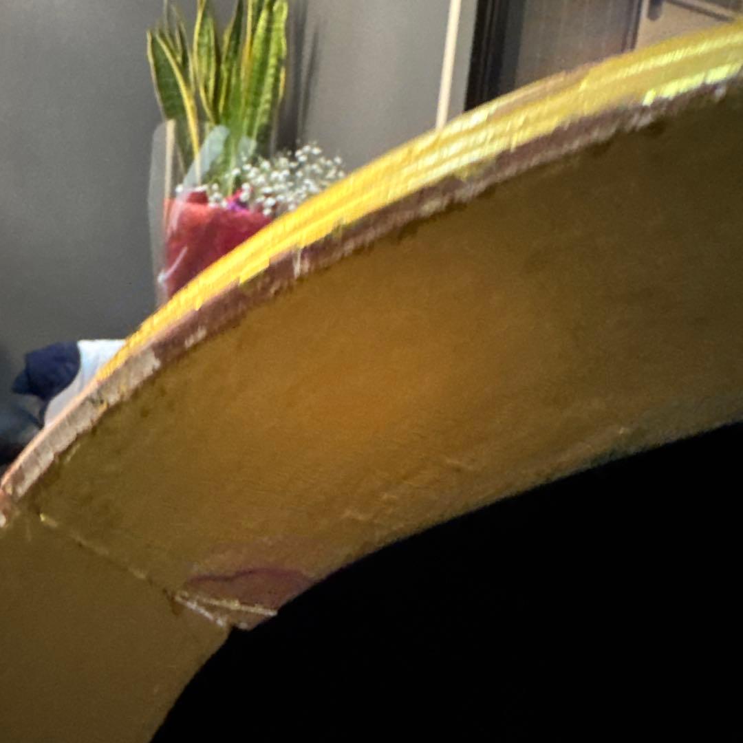 サロン使用 アンティーク調 ゴールドチェア 4脚