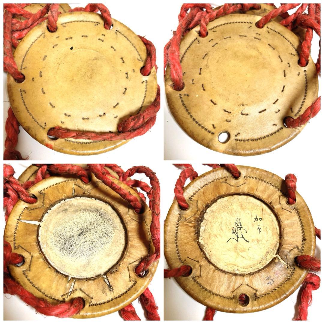 【希少】鼓　蒔絵　小鼓　胴　和楽器　伝統芸能　能 歌舞伎　金彩
