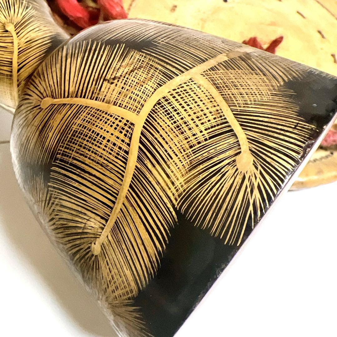 【希少】鼓　蒔絵　小鼓　胴　和楽器　伝統芸能　能 歌舞伎　金彩