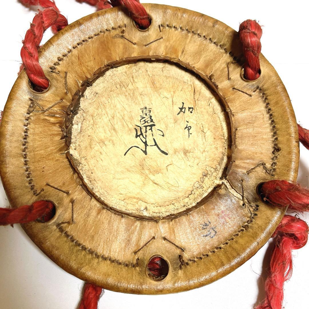 【希少】鼓　蒔絵　小鼓　胴　和楽器　伝統芸能　能 歌舞伎　金彩