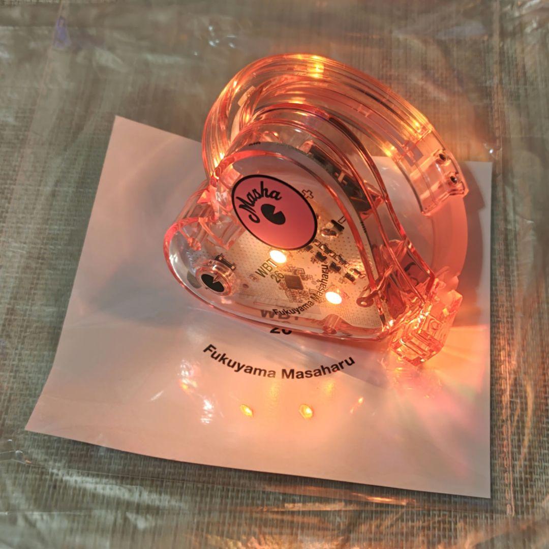 福山雅治　グッズ　シンクロライトバングル2026 クリアピンク　WBT26