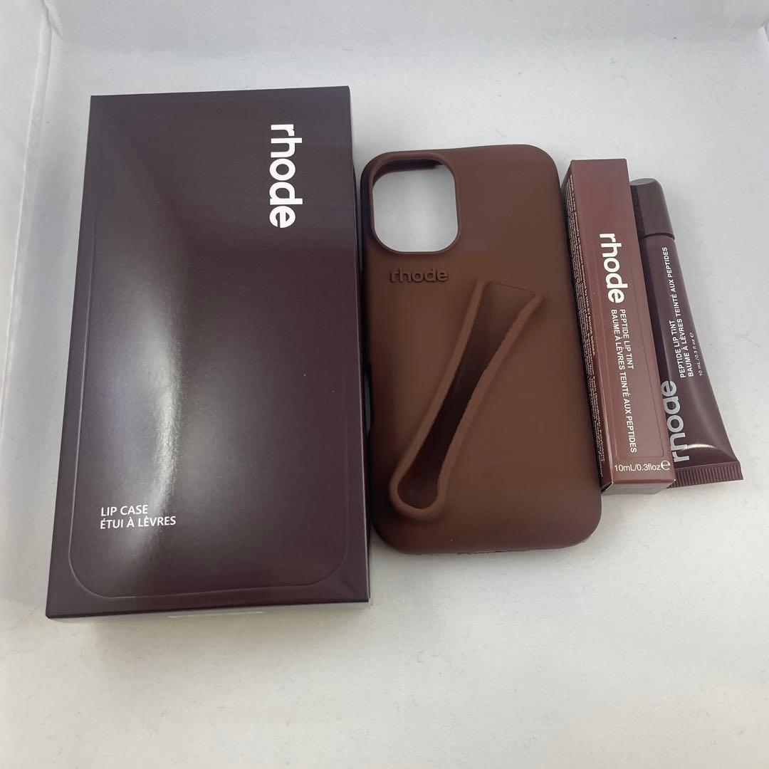 rhode iPhone16 対応ケース 箱、リップ付きespresso
