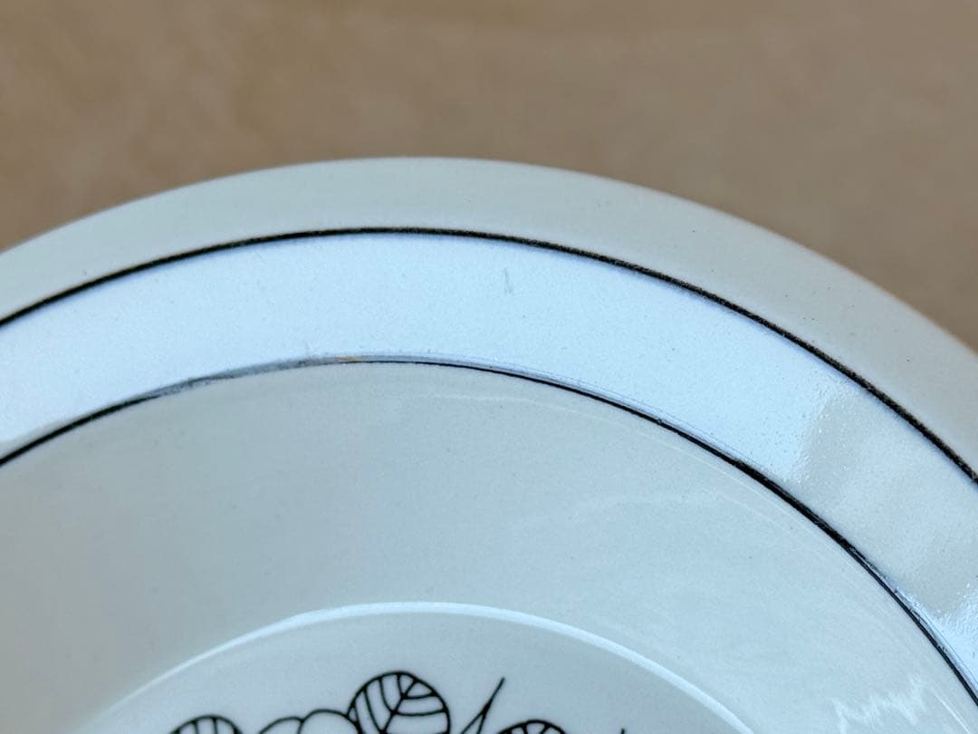 ARABIA vintage Krokus(モノトーン)ボウル(20cm)