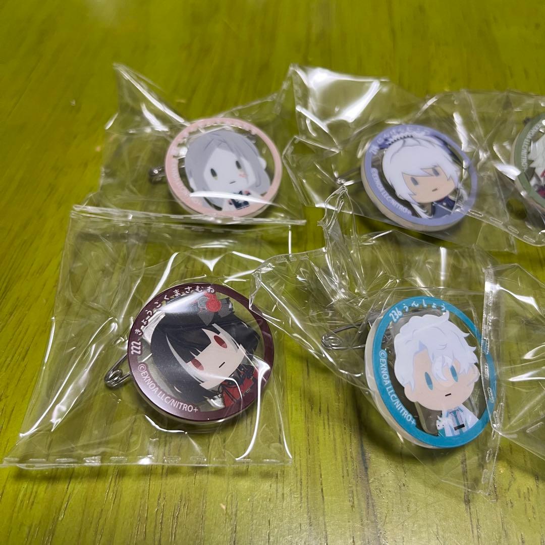 刀剣乱舞 御伴散歩 クリアバッジ 京極政宗 石田正宗 雲生 古今伝授 人間無骨