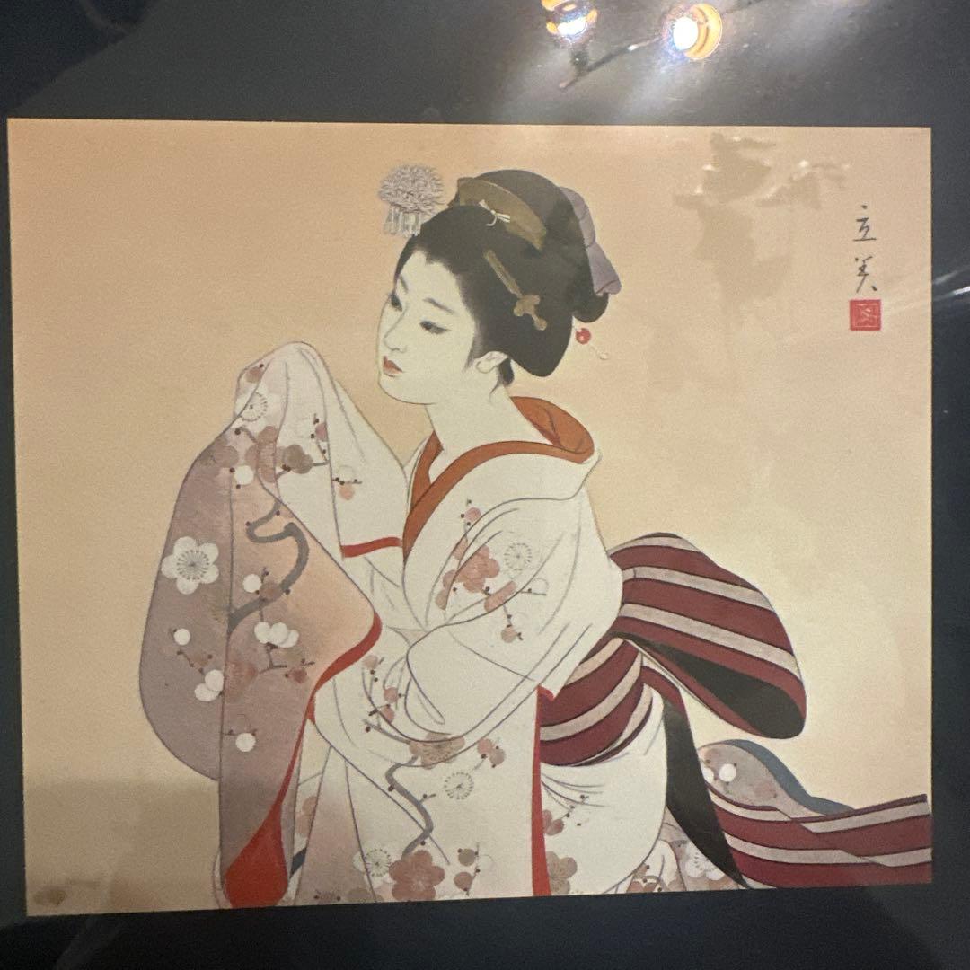 志村立美　色紙サイズ　絵画