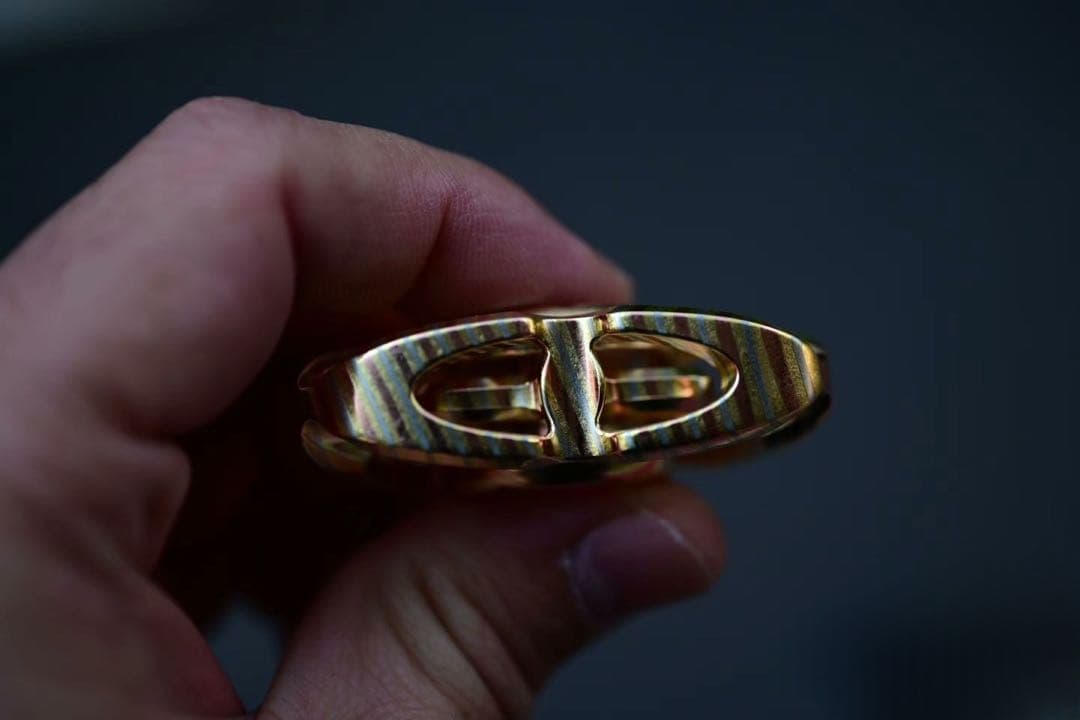 T-MAX Luxe 銅木目金 フィジェットスピナー 限定 シリアル11 新品