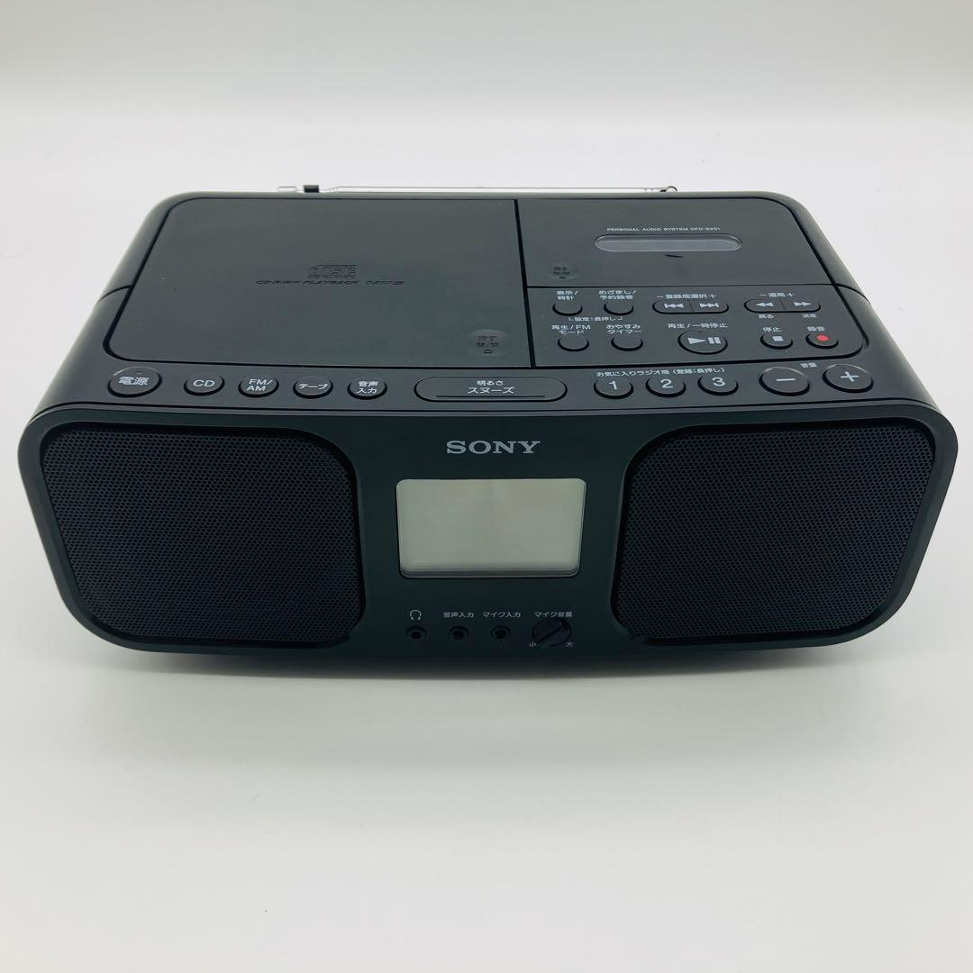 SONYソニー CFD-S401 コンパクトオーディオシステム ブラック